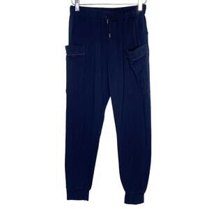 Dear Miler Tribeca S Womens Navy Dress Joggers Pants Pockets Comfort